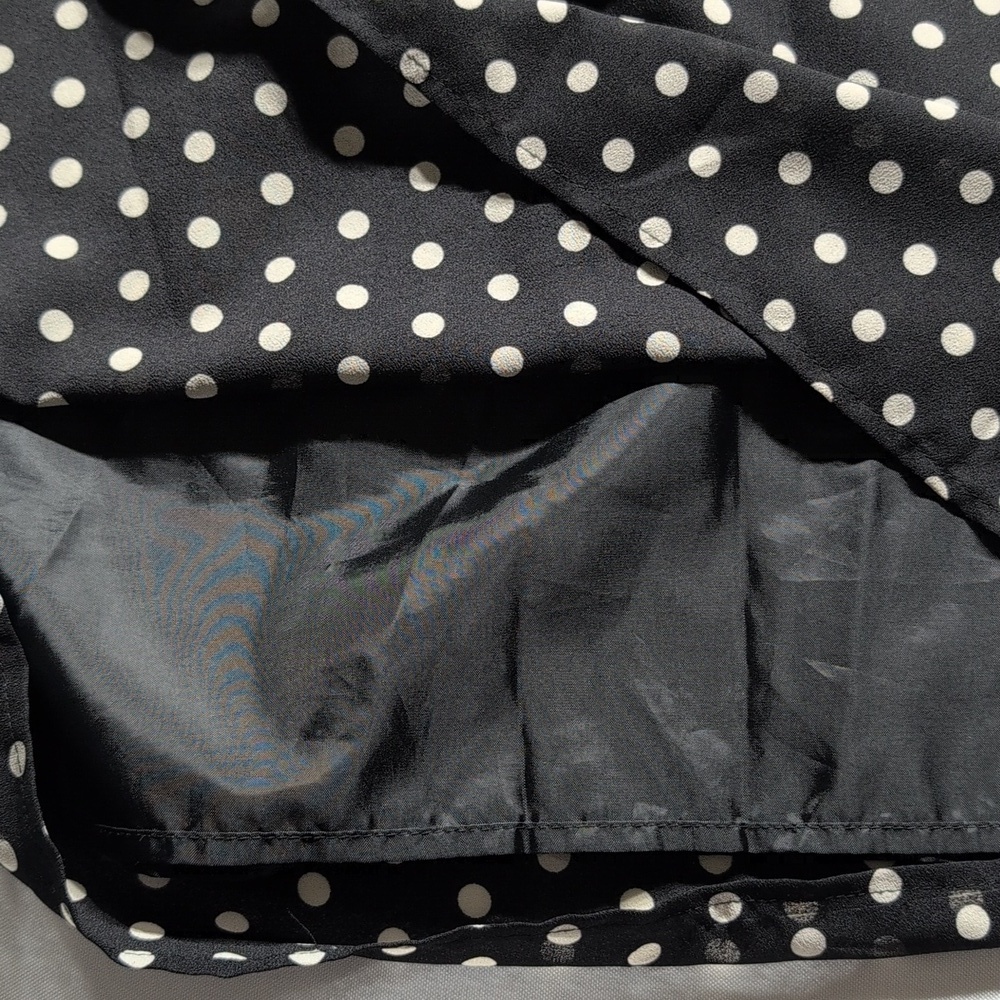 J Crew black Polka Dot dress size 0 - Picture 6 of 7